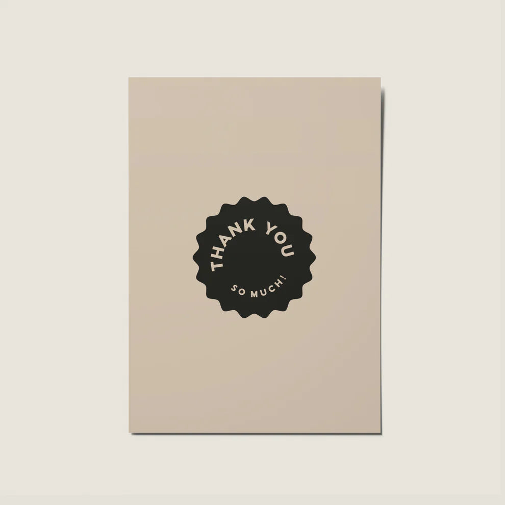 Thank You - Minimal Nordic Card