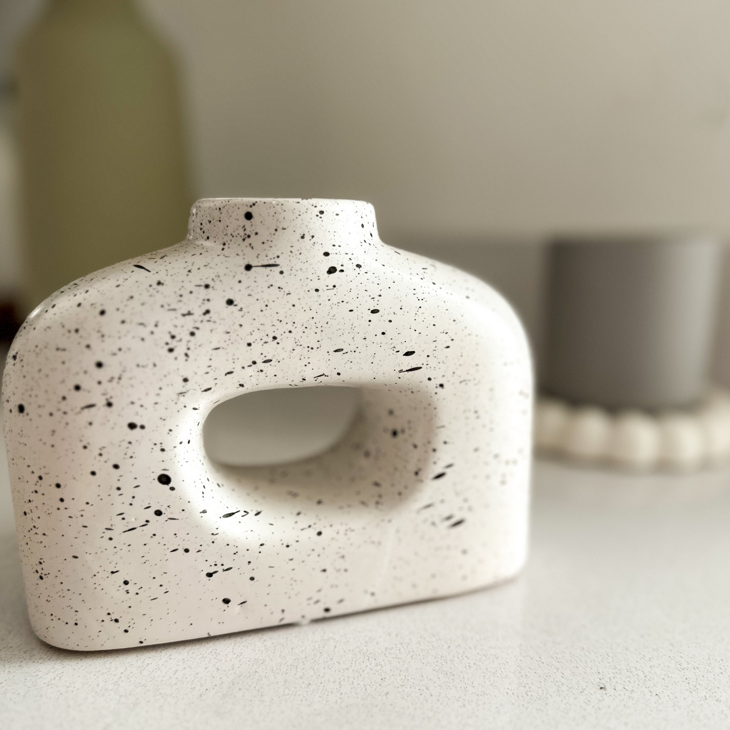 Short Speckle Vase