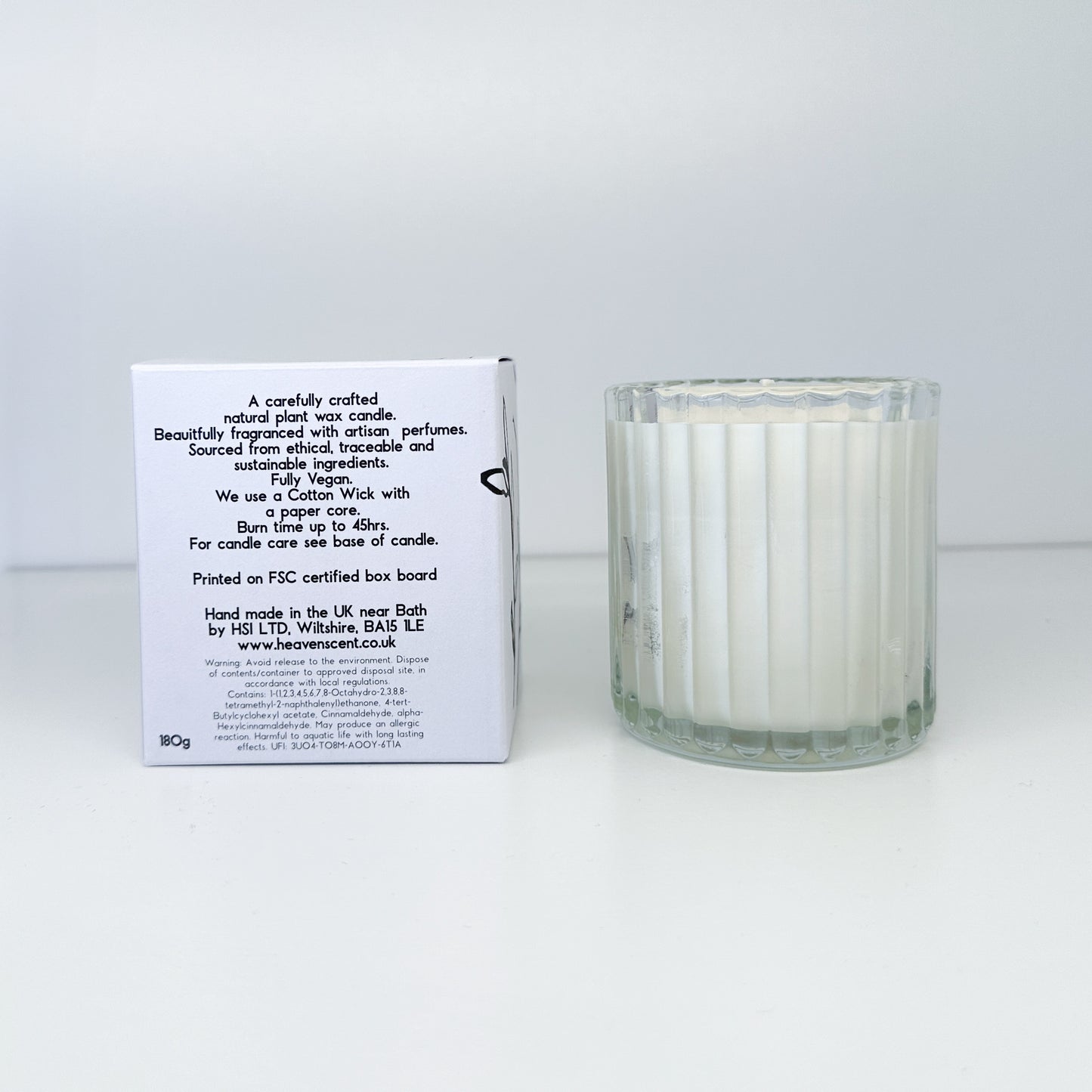 Heaven Scent - Lemon & Sweet Amber Candle