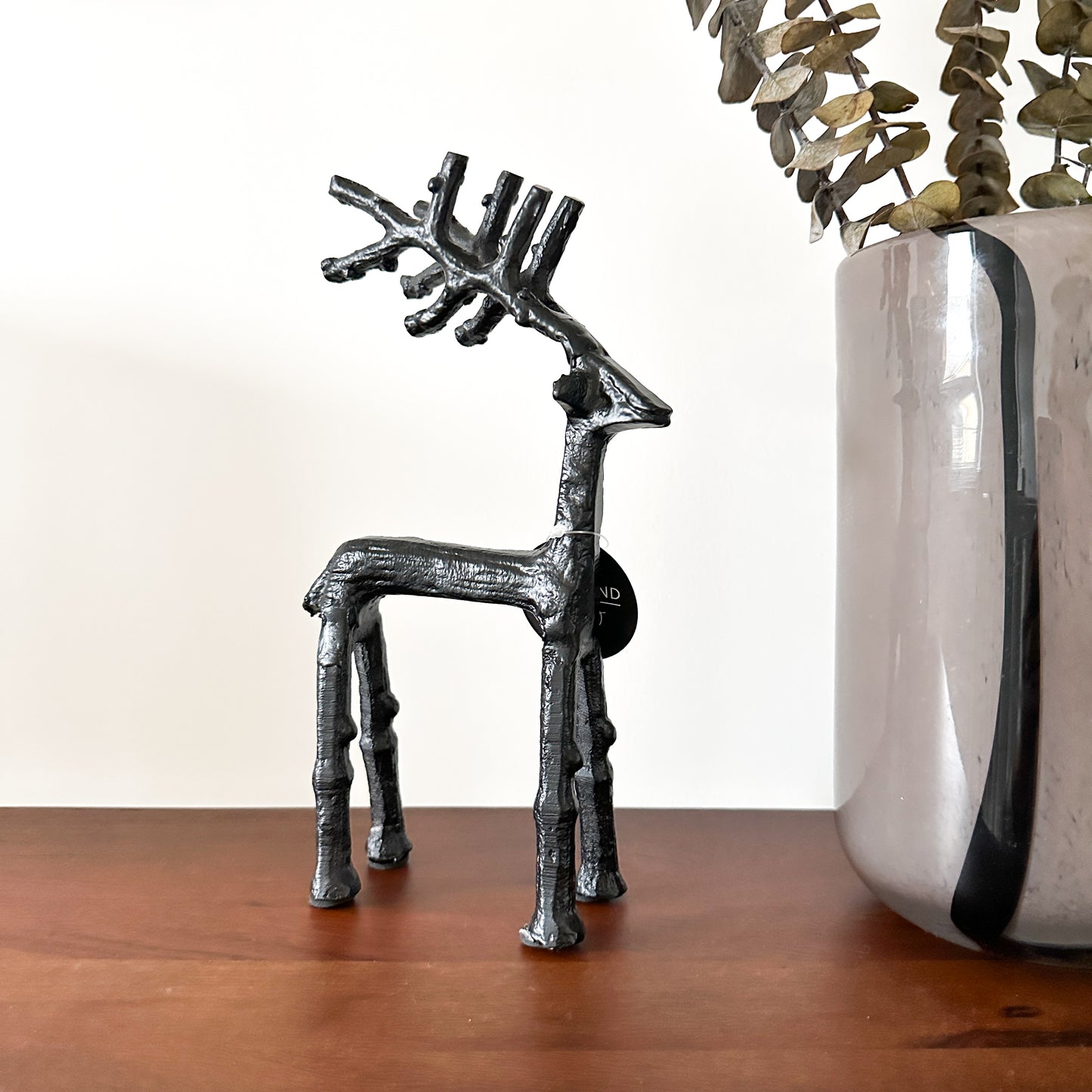 Black Aluminium Reindeer