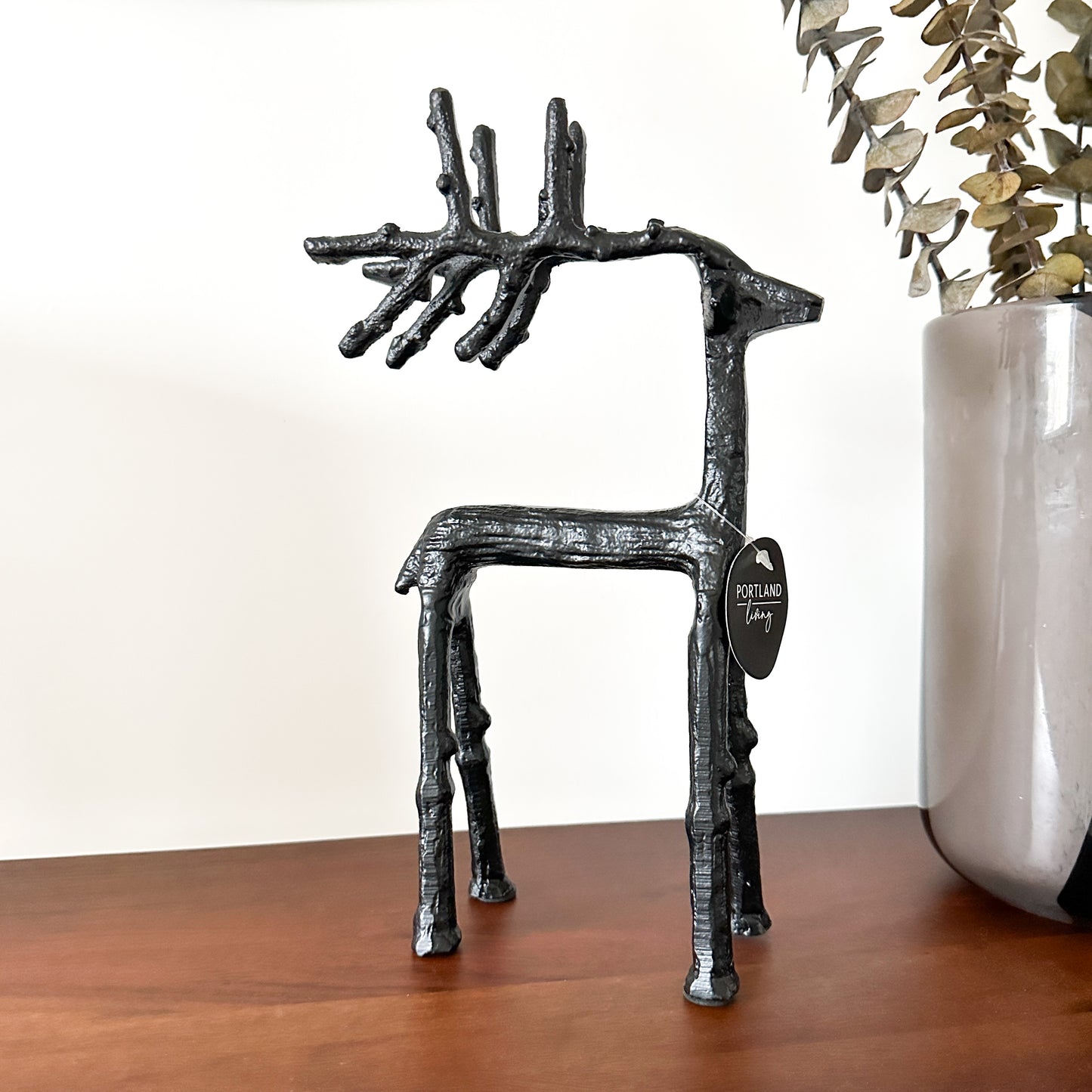 Black Aluminium Reindeer