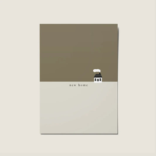 New Home Illustrated Minimal Nordic Card