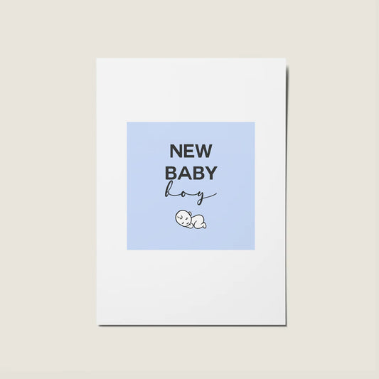 New Baby Boy, New Born Card