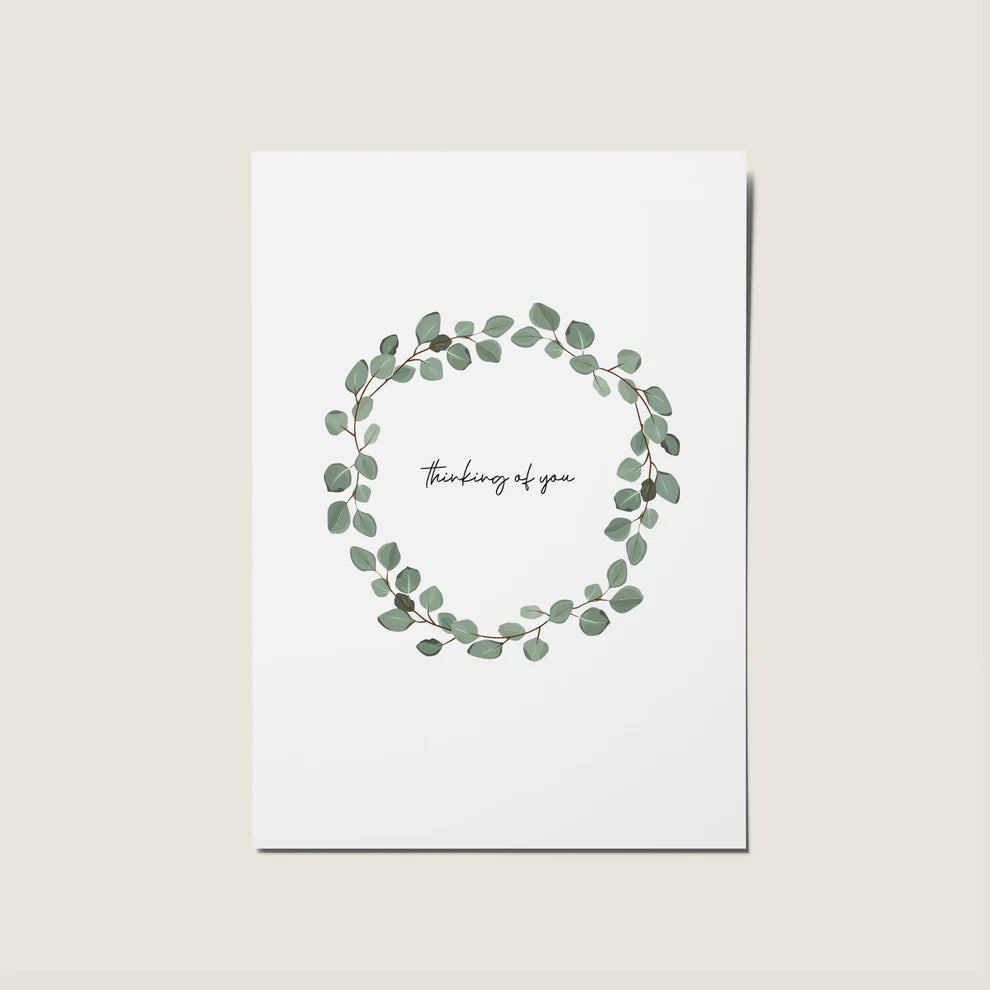 Thinking Of You Eucalyptus Card